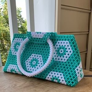 SHEBBAH HANDMADE BEADED HANDBAG